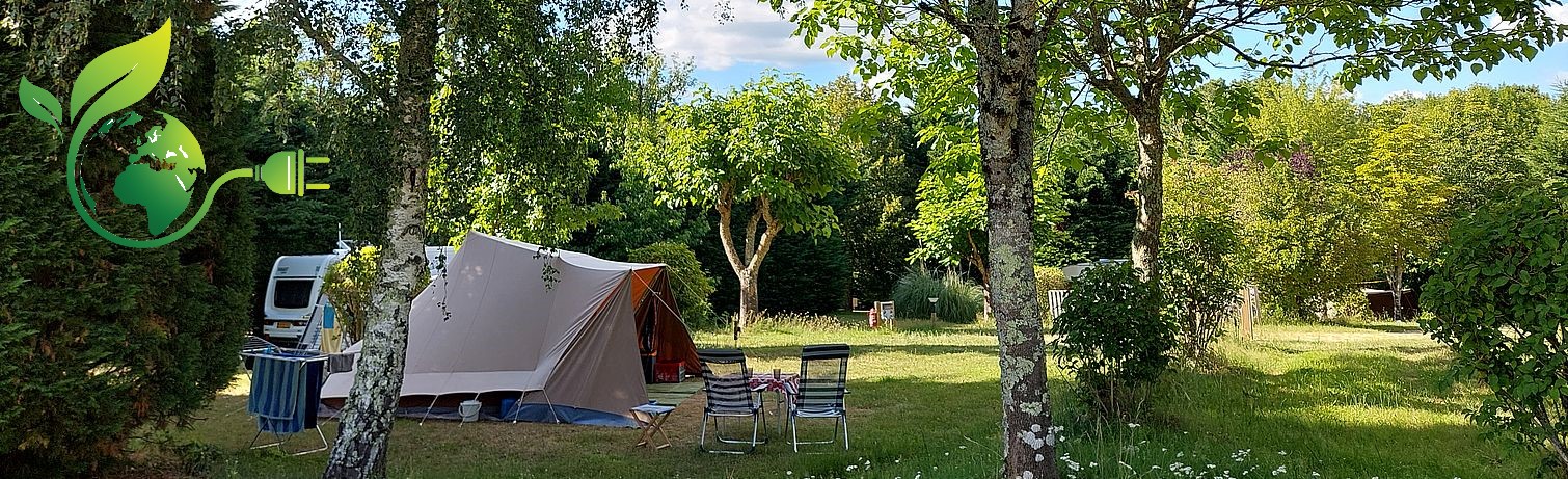 Camping pitch in the nature of Le Rêve