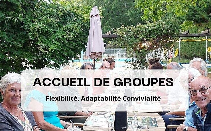 Accueil de groupes en demi-pension